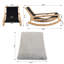 Fauteuil berçant adulte en velours côtelé-1828076627