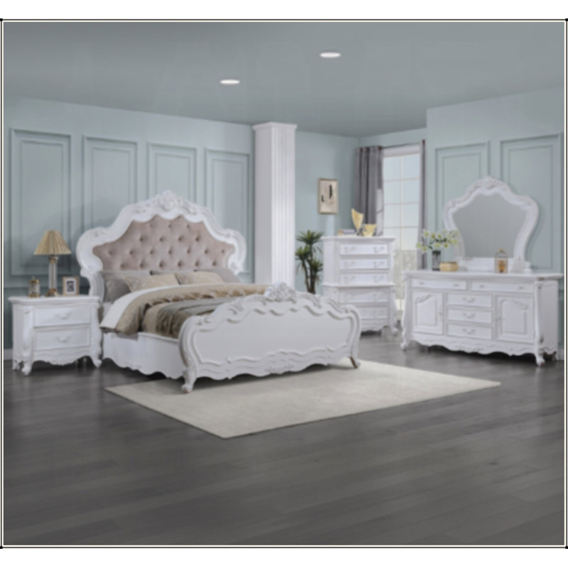 White Finish Mirror
