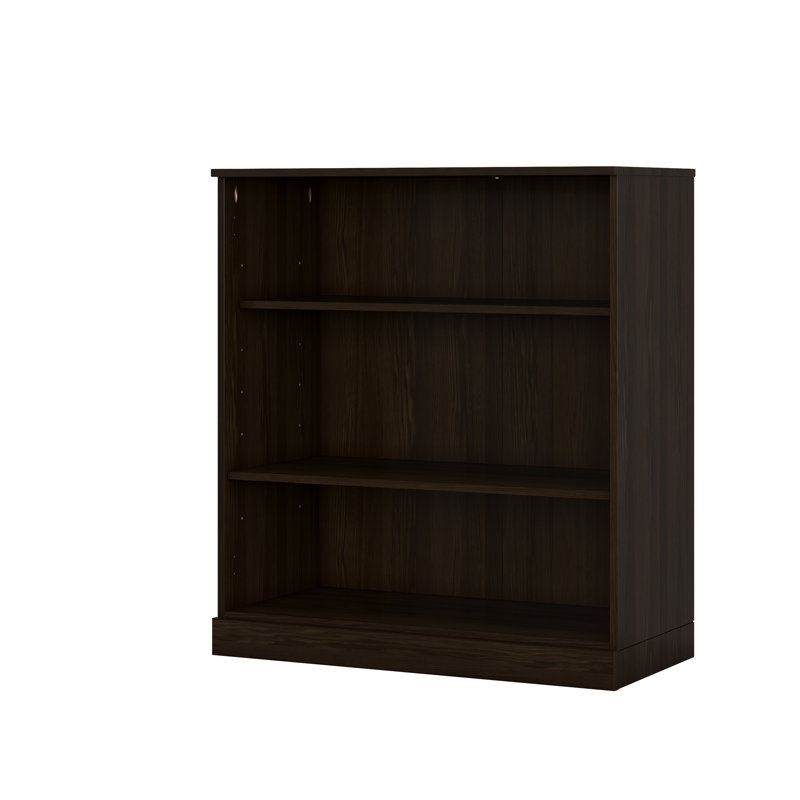 Leanardo 100% Solid Wood Modular Storage Cabinet with Adjustable Shelves, 32" Wide x 35.75" Tall, Espresso