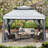 11 Ft. W x 11 Ft. D Steel Patio Gazebo-77886322