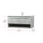 Roman 40 " W Free Standing Wall Mounted 1 Single Vanity Bathroom Vanity With Engineered Marble Top-2145351980