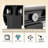 44-48" W x 76" H Double Sliding Shower Door with 1/4"（6mm） Grey Tempered Glass, Matte Black-123410987