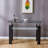 Black MDF Console Table,Entryway table,Hoyer table with Tabletempered glass table top-2012806923