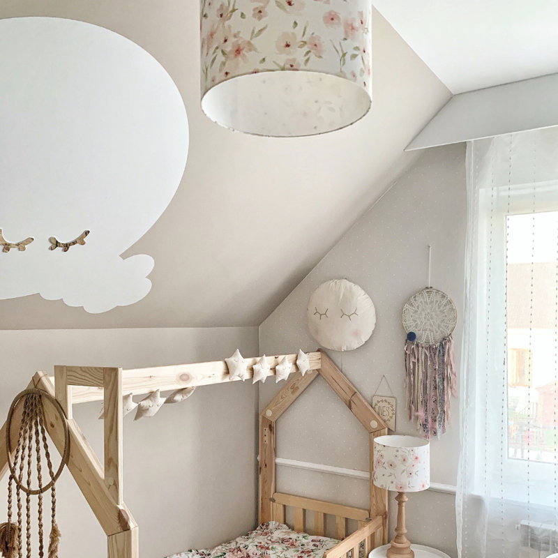 Downey - Light White Drum Pendant