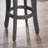 Stylish And Comfortable Acacia Wood Barstool With Rustic Design And Foot Rest