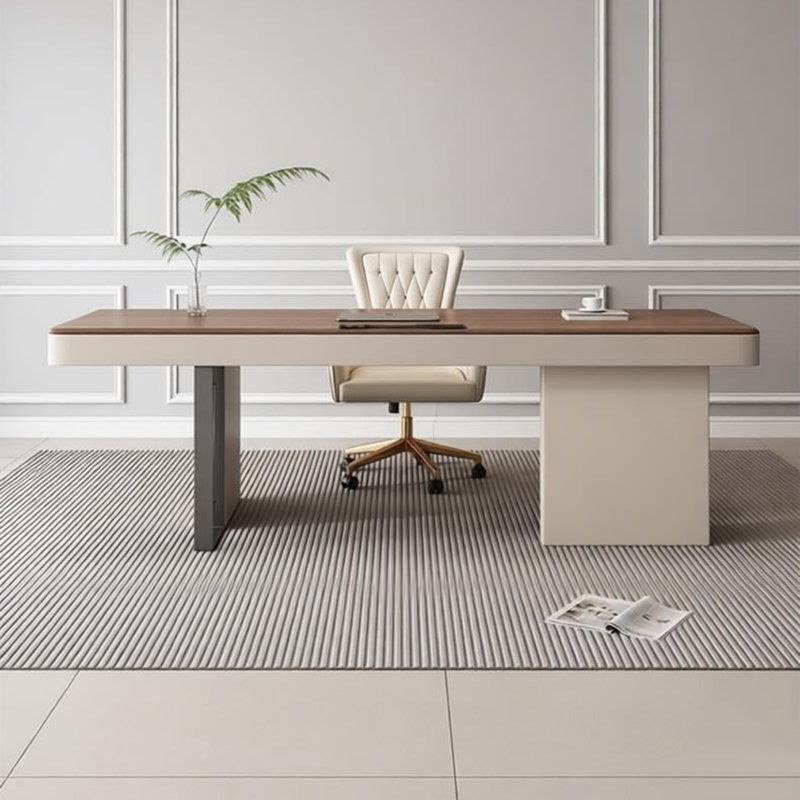 Ensembles de bureau d'ordinateur moderne et minimaliste, H 29,52 po x l 62,99 po x P 27,55 po