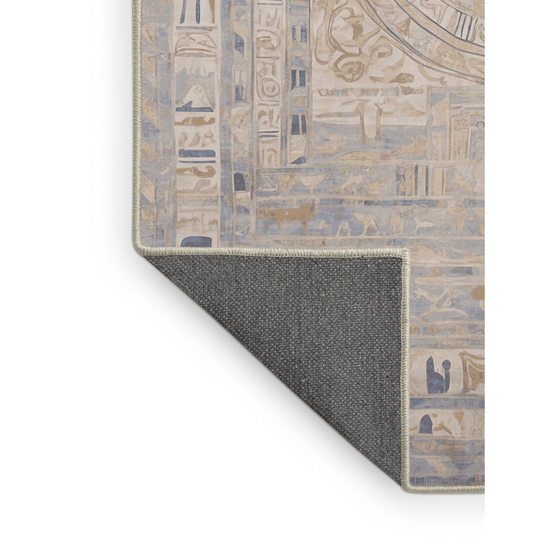 Tapis beige soyeux et moelleux, Rectangle 2 pi x 3 pi