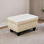 Repose-pieds avec rangement en faux cuir-379709170