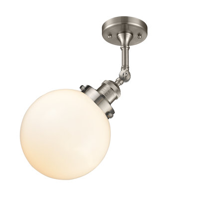 Plafonnier semi-encastré à 1 lumière Zarmayr
