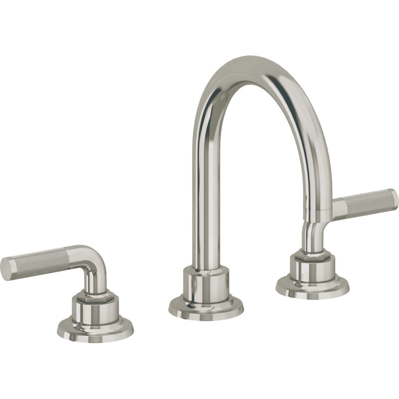 Descanso 2-Handle Bathroom Faucet with Drain Assembly, Polished Nickel