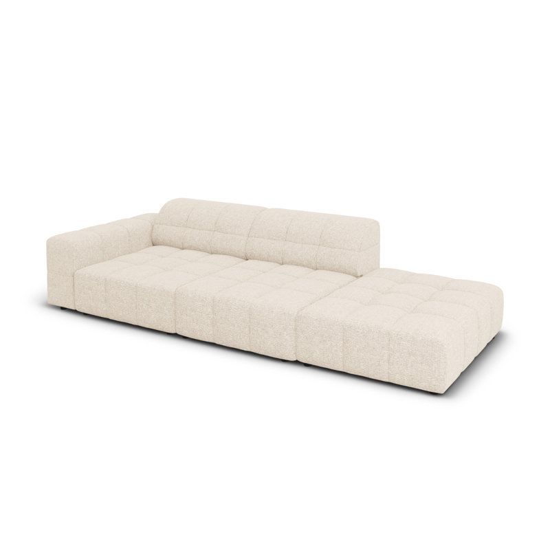 Chicago 3 Seater Sofa, Light Beige