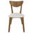 Off-white and Chestnut 5-piece Dining Set