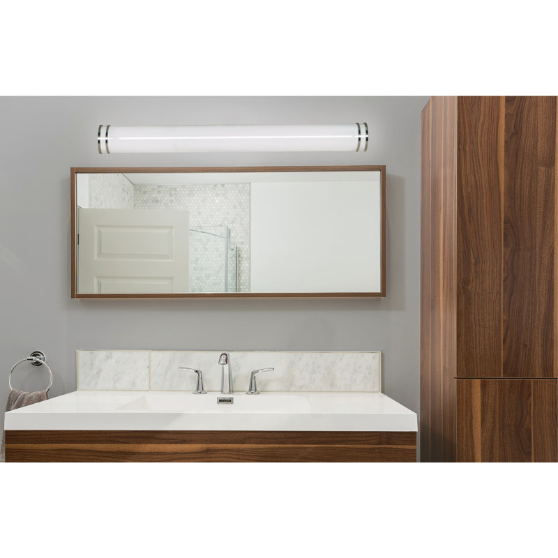 Florez Dimmable LED Bath Bar, Matte Black