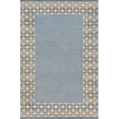 Vintage One-of-a-Kind Rectangle 5'3" X 7'6" 1960s Wool Area Rug in