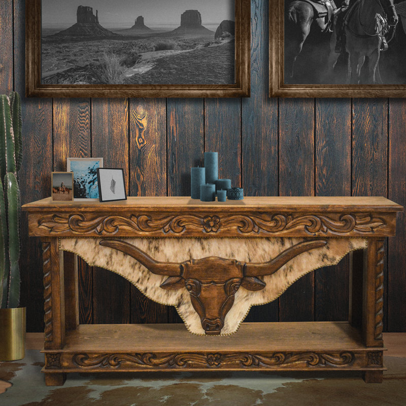 Commode d'appoint en bois massif