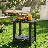 Classic Solid Wood Patio Side Table-1024188076