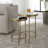 Mirrored Glass Tray Top Nesting Tables