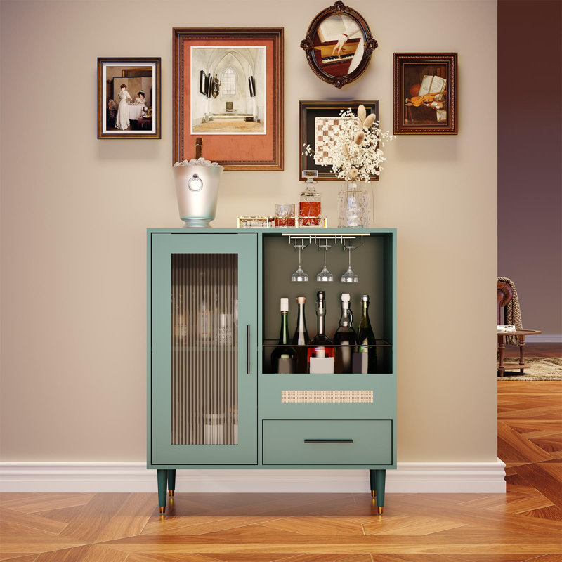 Wine Glass Rack Green, Blue