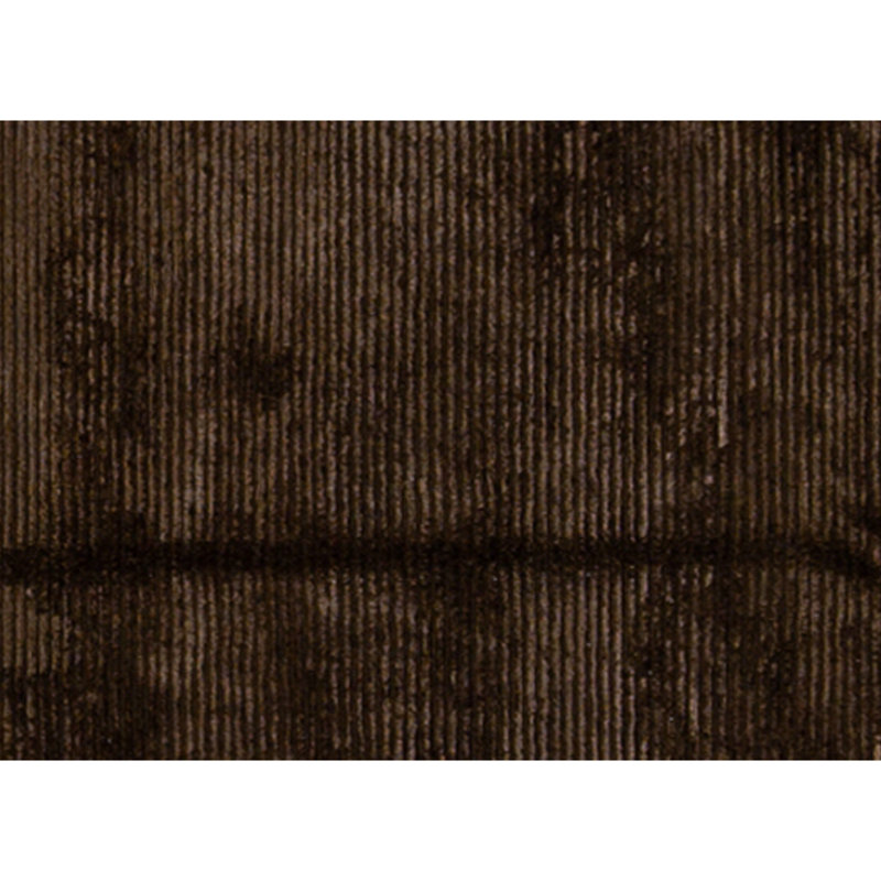 Hand Knotted Area Rug in Dark Brown