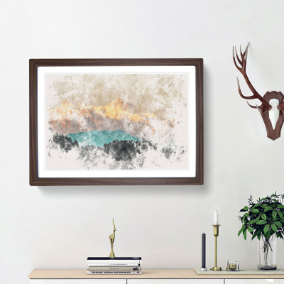Mountains in Pokhara Nepal - Framed Print