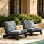 Ensemble de sièges d'extérieur 2 pièces avec coussins pour patio ou jardin Polett-641841124-641841127
