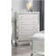 Commode de chambre à coucher 1 tiroir 5 pièces Glam