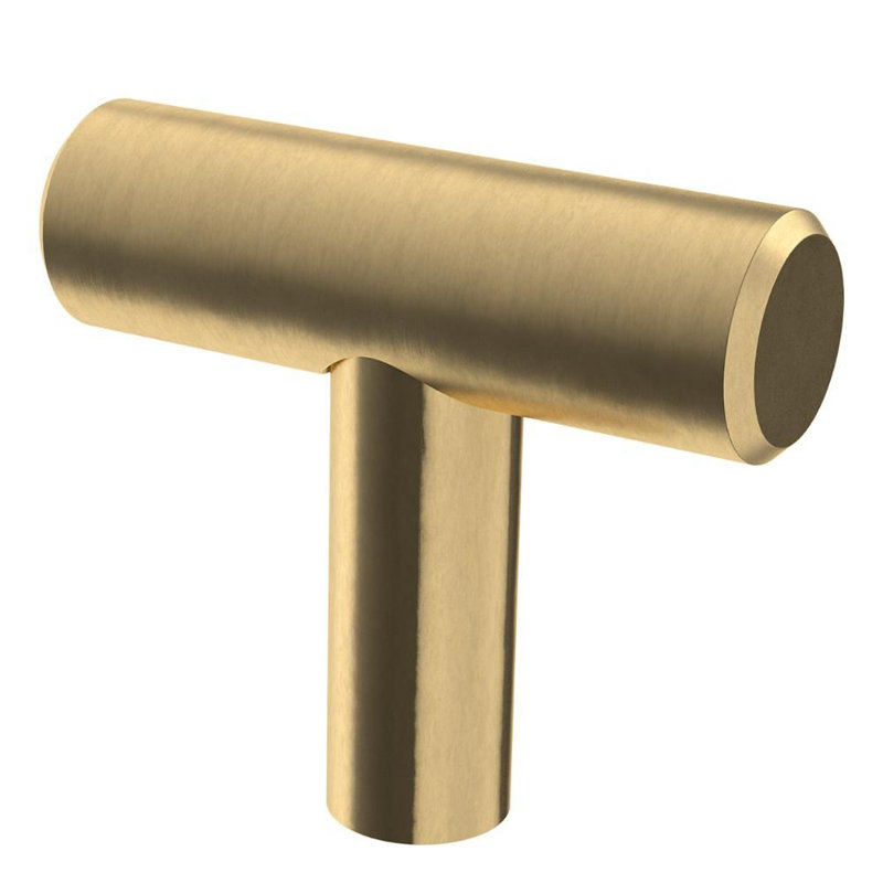 (Paquet de 5) Poignée barre 1-9 / 16 pouces bronze champagne