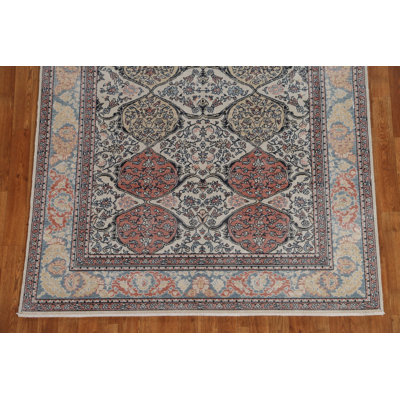 Tapis oriental en laine Bakhtiari noué à la main 5 x 7
