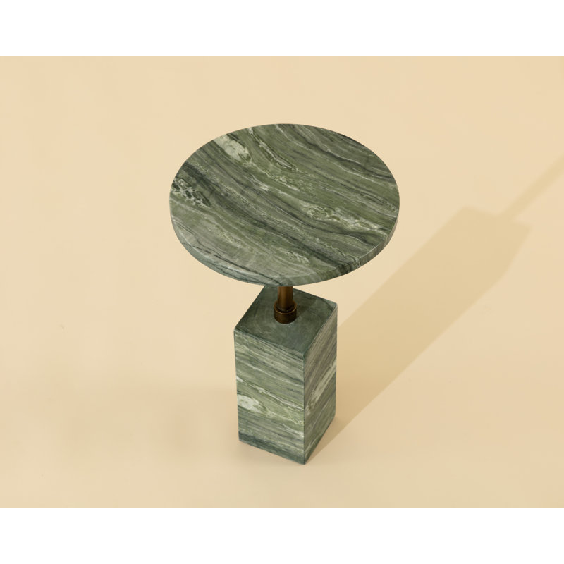 Mizani Outdoor Round Side Table, Green