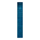 Modern One-of-a-Kind 2'6" X 16'4" Hand Knotted Area Rug