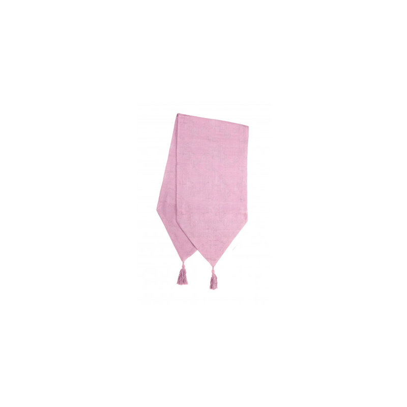 Chemin de table Weybridge, 54 po x 13 po, Vieux rose