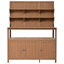 Table de plantation d'extérieur avec huche-600138430