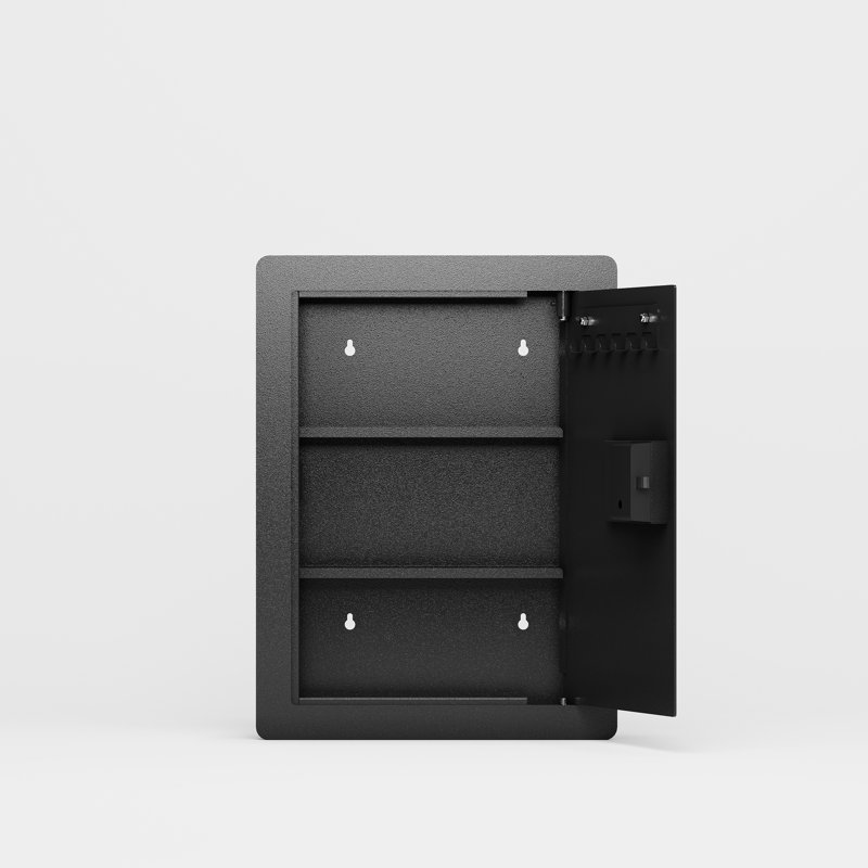 Coffre-fort mural numérique à clavier caché pour les effets personnels et les armes à feu avec tablettes amovibles Technologie de verrouillage avancée