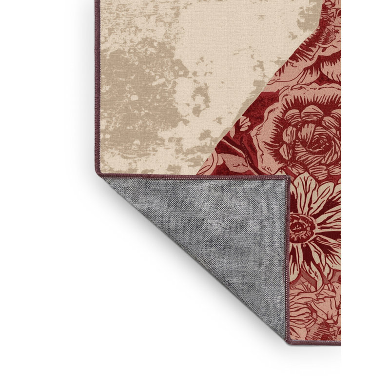Tapis beige moderne et contemporain Bucktown Valentines, 8 x 10