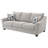 Mingle Light Grey Upholstered Sofa