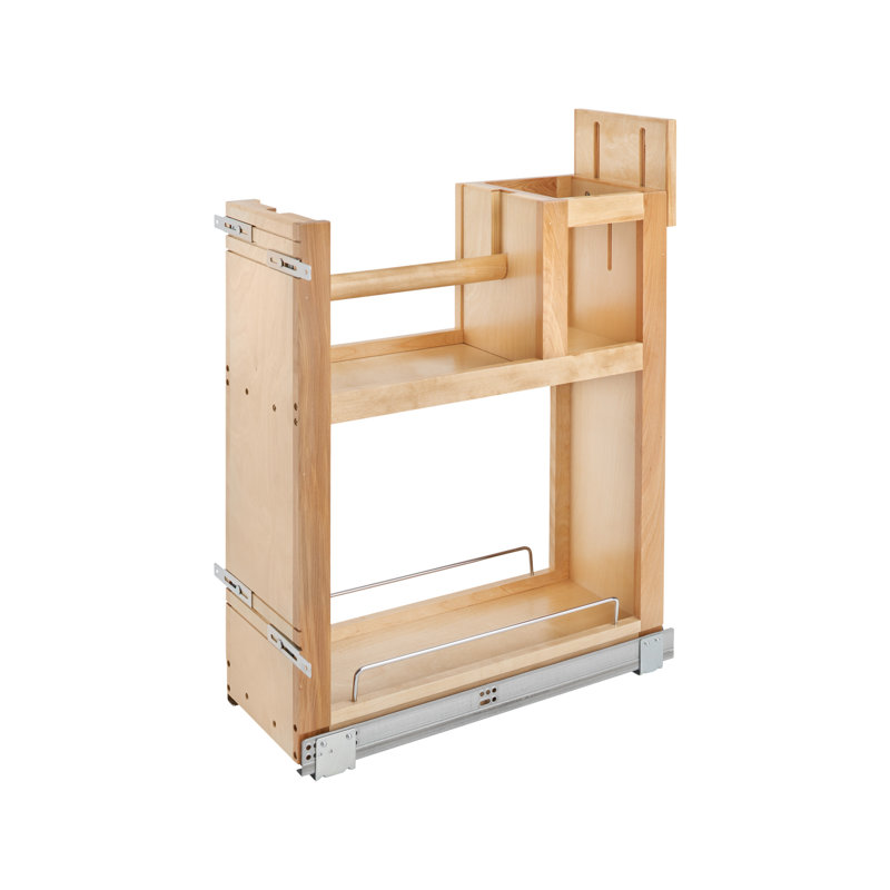 Paper Towel Pullout Cabinet Organizer w/ Soft-Close, 5B60CBAB6512422C87D41982CFD2EF1F, 27.2" H x 9" W x 21.75" D