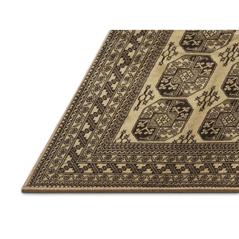 Tapis olive Southwestern, Rectangle 5 pi x 7 pi
