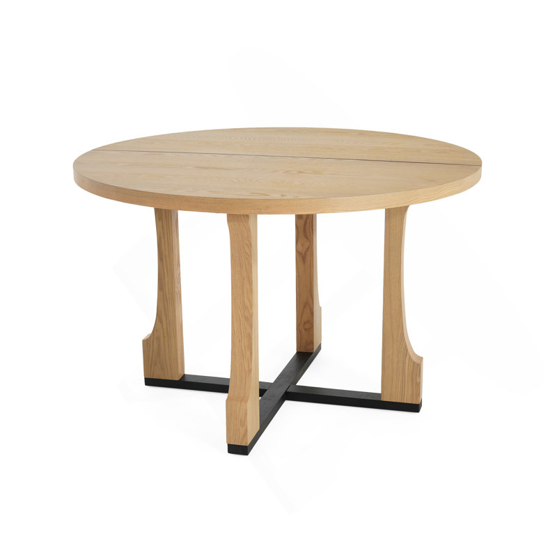 48" Round Dining Table, Natural Ash