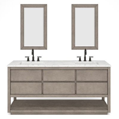 72'' W Double Vanity