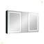Armoire à pharmacie 50 po x 30 po à DEL avec miroir