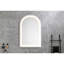 Miroir mural de salle de bain 26 * 38 avec éclairage à DEL haute luminosité