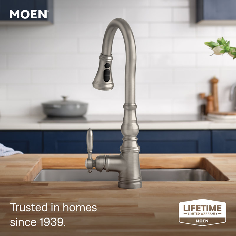 Weymouth Pulldown Kitchen Faucet with Power Boost, Spot Resist Stainless, Spot Resist Stainless