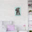 «Baby Elephant - Teal» par Angelika Parker - impression d'art graphique-52533253-52533255-52533273