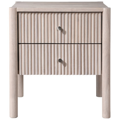 Kivo Solid Wood Nightstand