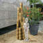 Fontaine de plancher en cascade en bambou