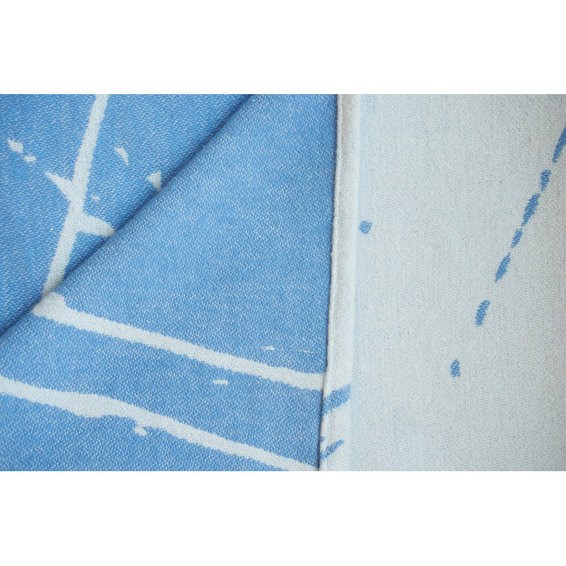 Delphina Throw Blanket, Light Blue