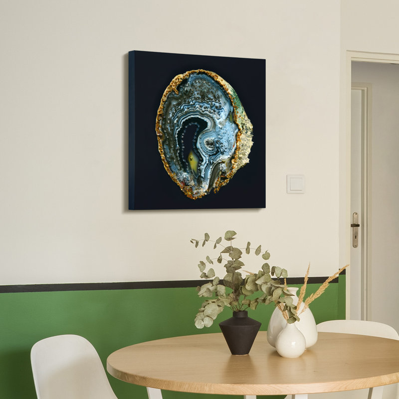 «Geode Splendor I Crystallus», reproduction d'art sur toile enduite