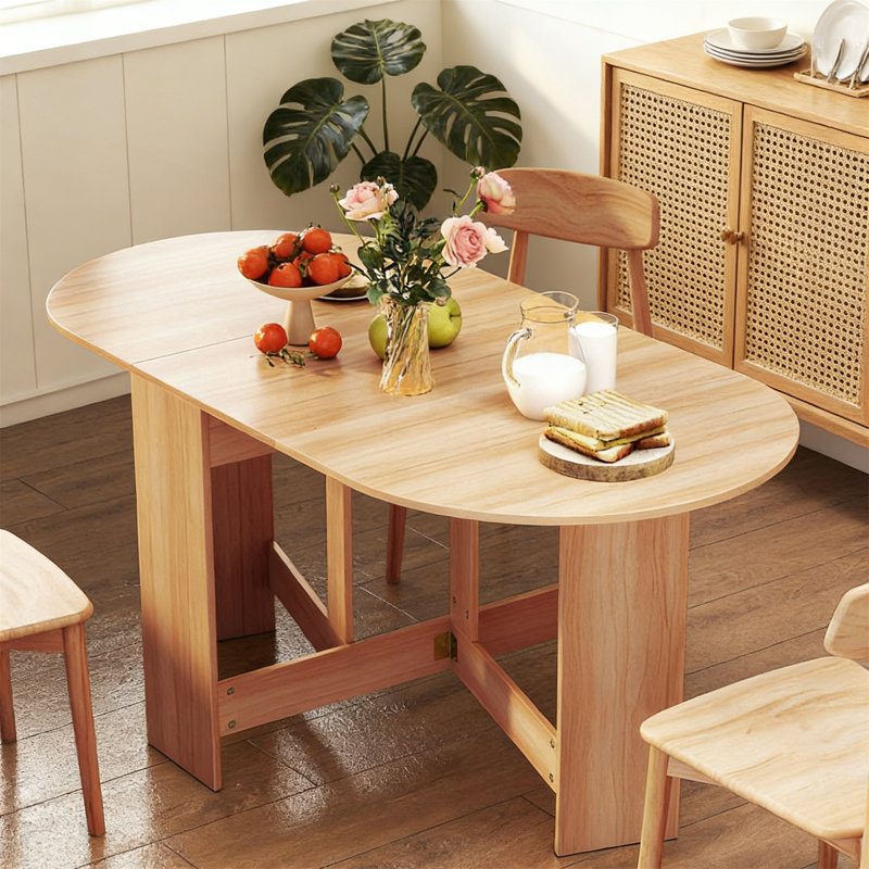 Round Metal Base Dining Table