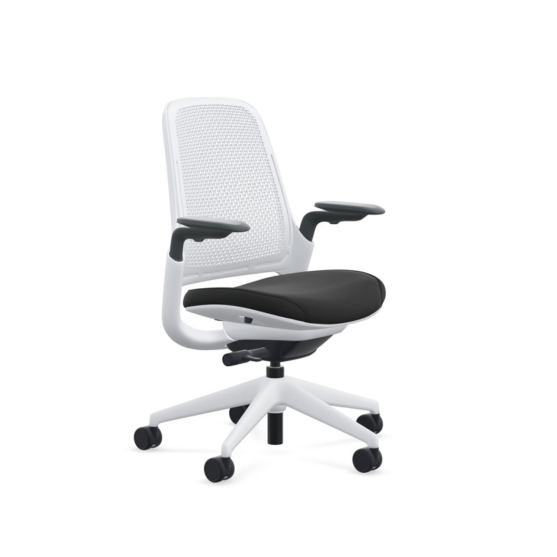 Steelcase Series 1 Air, Seagull, Hard Floor, Onyx