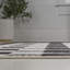Tapis d'intérieur / extérieur noir / crème Dringham-715619840